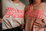 NAKED PEACH LOGO CROPPED TEE